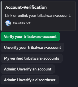 Verify your tribalwars-account Button